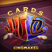 Cards Hi Lo guessing table cover